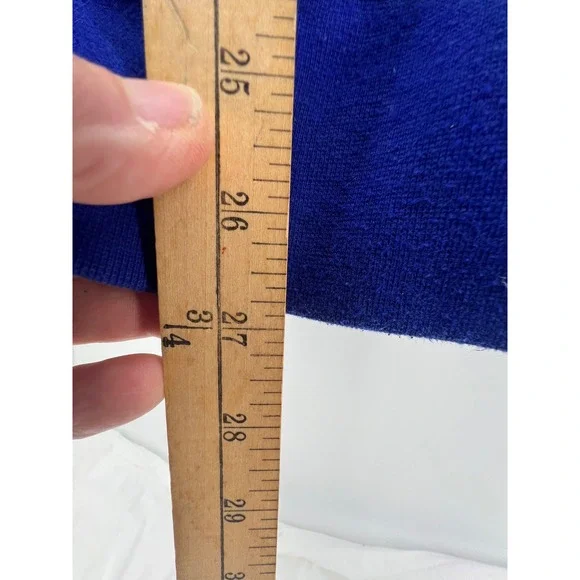 Polo Ralph Lauren Royal Blue Hoodie Sweatshirt with Red Pony Logo Size S - Picture 7 of 11